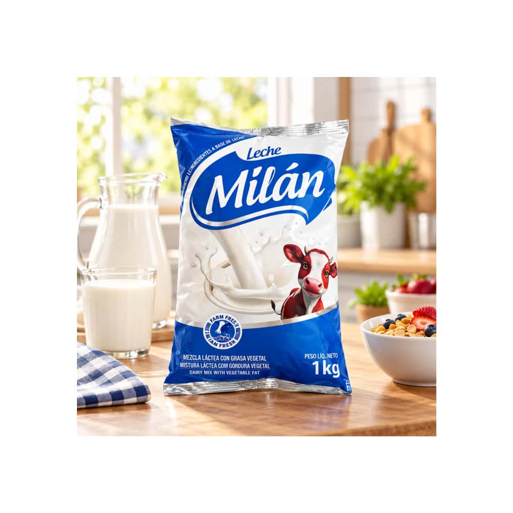 Mezcla láctea con grasa vegetal en polvo Milán (1 kg / 2.20 lb) - Miniatura 5