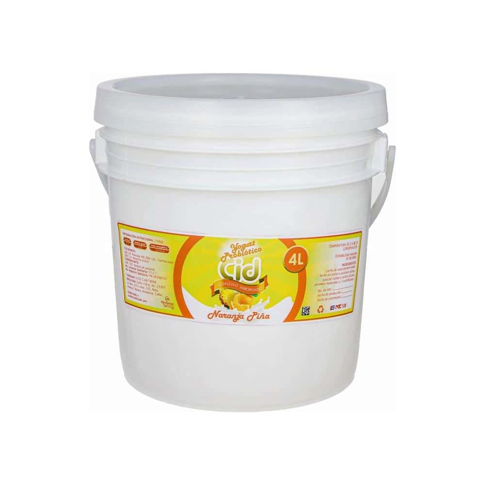 Yogurt probiótico saborizado de naranja piña Cid (4 L) - Miniatura 1