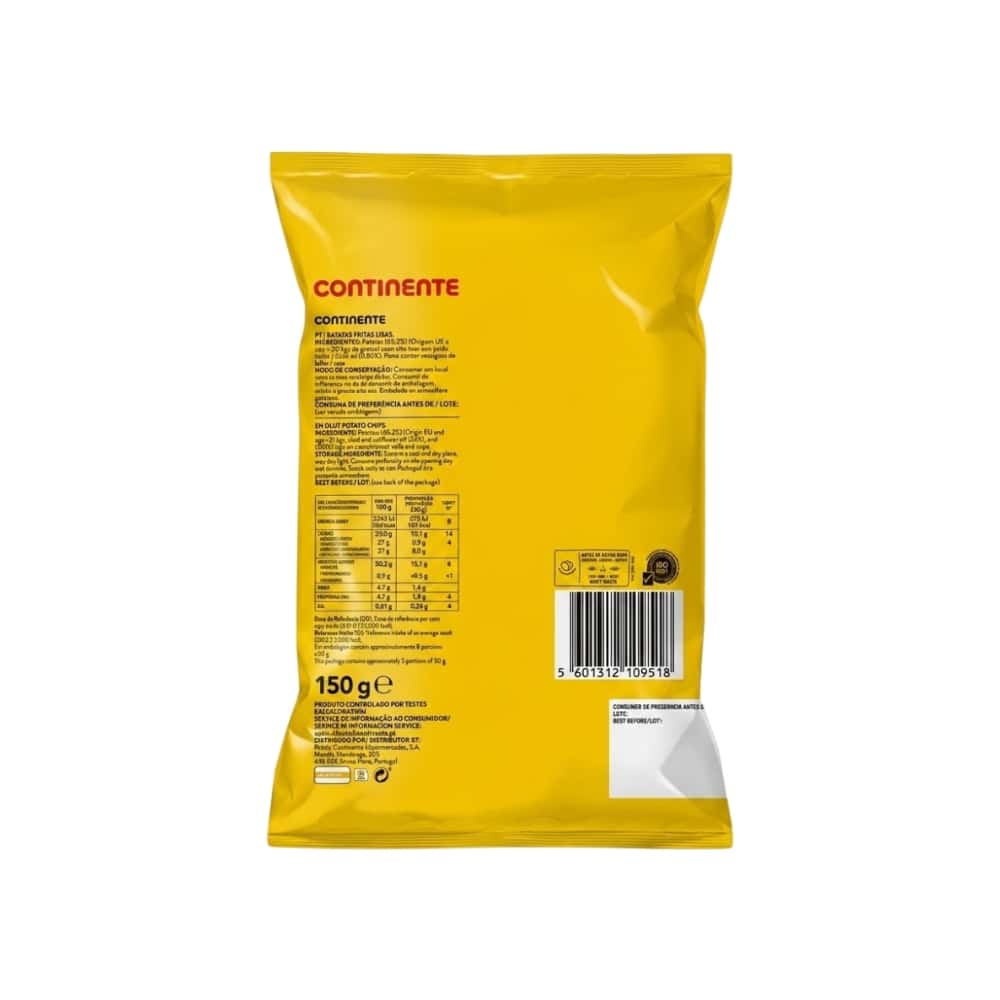 Patatas fritas estándar, paquete ahorro, Continente (250 g / 8.82 oz) - Miniatura 2