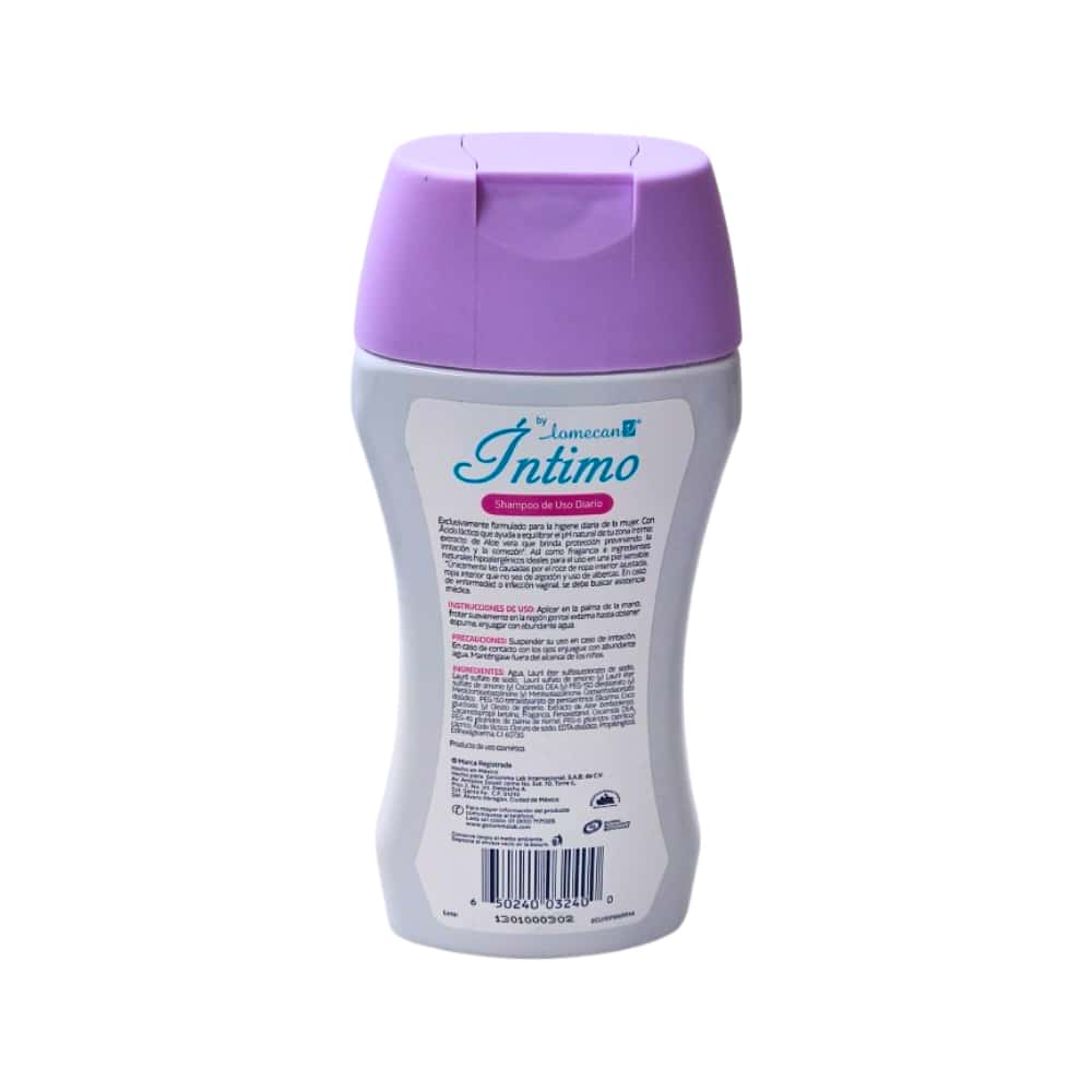 Champú de uso diario piel sensible aloe vera Lomecan Íntimo (200 ml / 7 fl.oz) - Miniatura 2