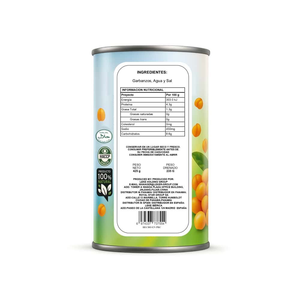 Garbanzos en salmuera Sabrosísimo (425 g / 15 oz) - Miniatura 2