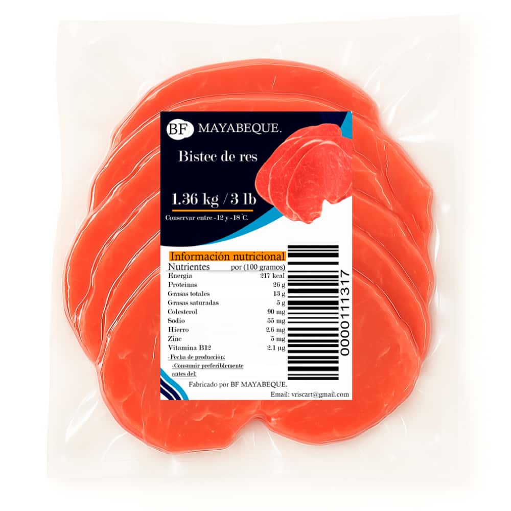 Bistec de res BF Mayabeque (1.36 kg / 3 lb) - Miniatura 5