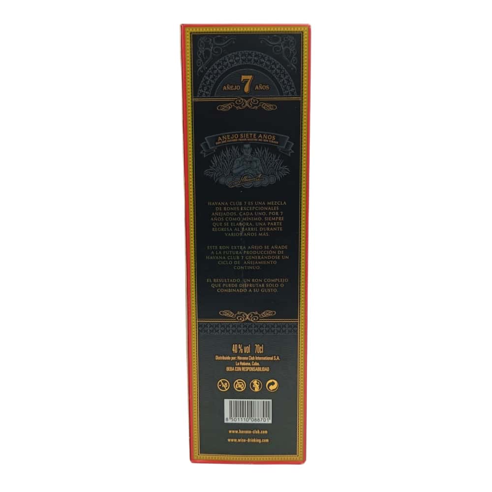 Botella de ron Añejo 7 Años 40 % vol Havana Club (700 ml) - Miniatura 6