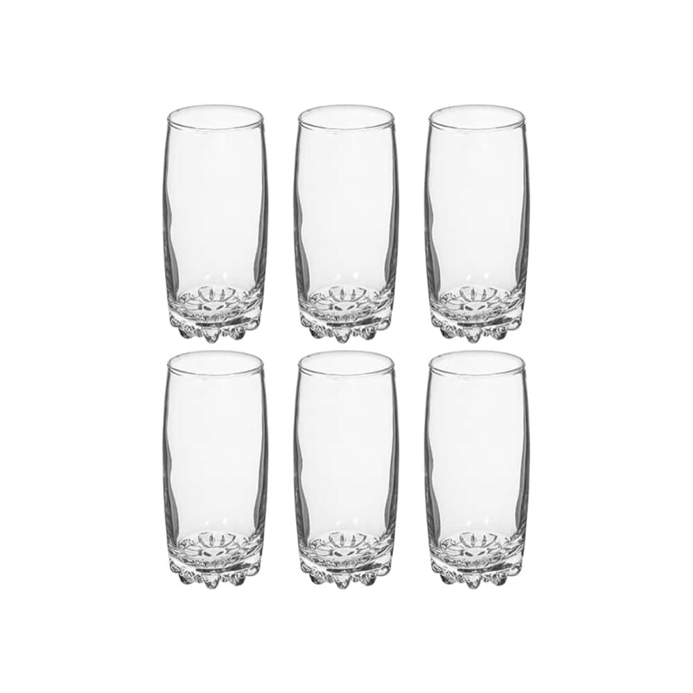 Juego de 6 vasos cristal agua Roma 280 ml Alessandro - Miniatura 1