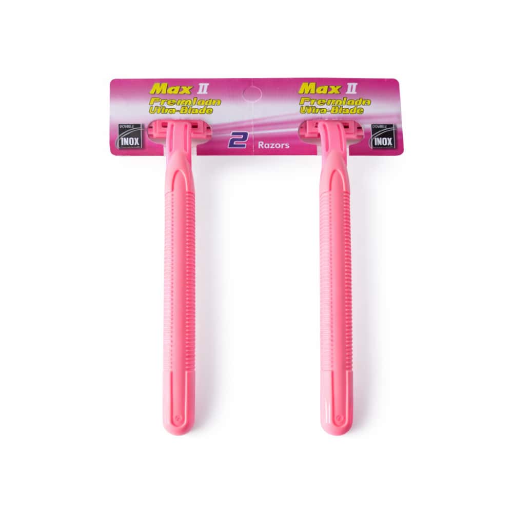 Cuchillas de afeitar rosadas Max II (2 U) - Miniatura 1