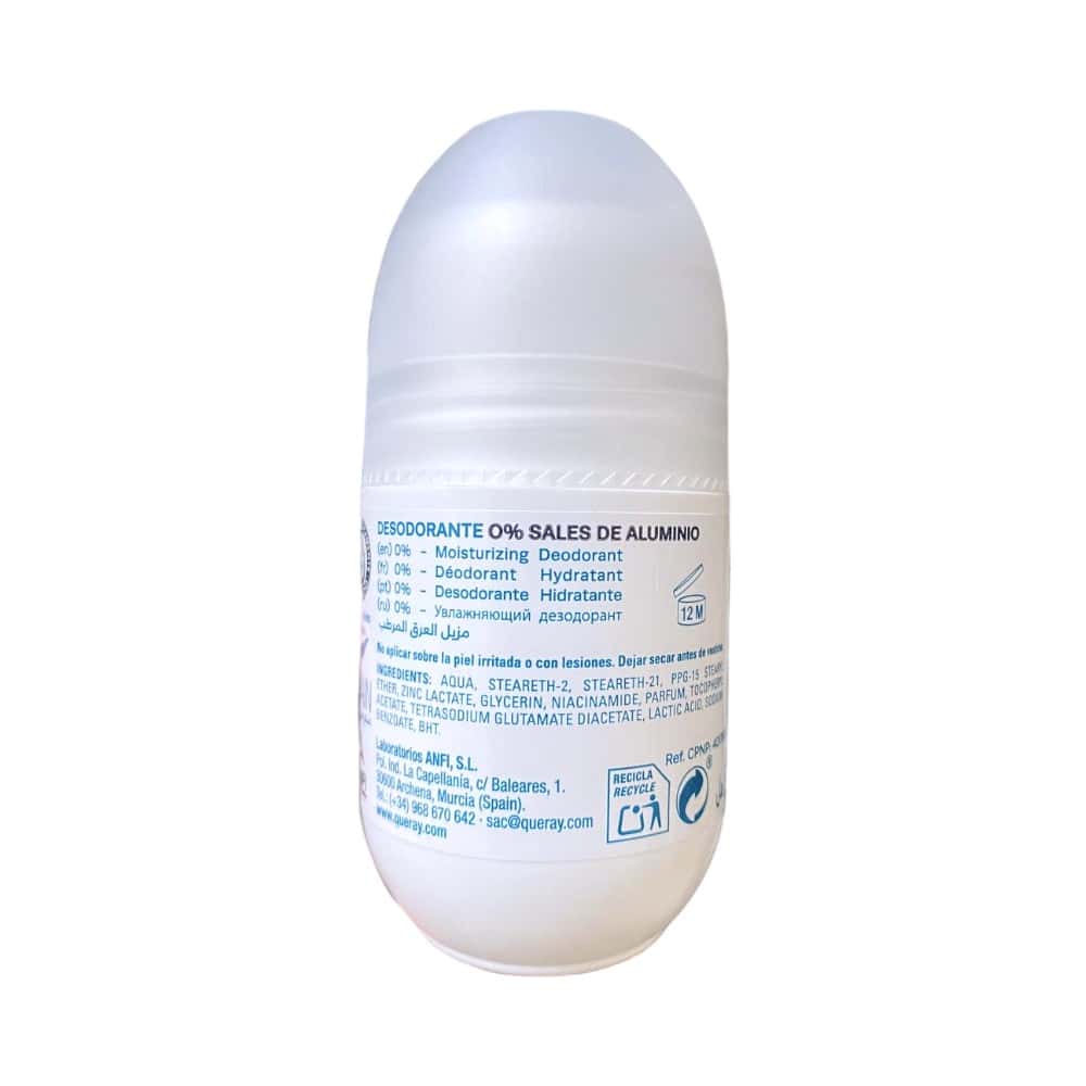 Desodorante antitranspirante invisible Queray (50 ml) - Miniatura 2