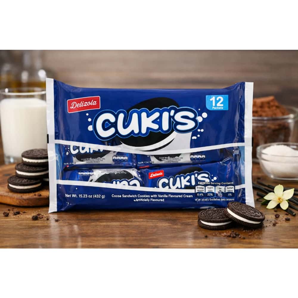 Galletas de cacao rellenas de vainilla Delizola (4 x 432 g / 15.24 oz) - Miniatura 2