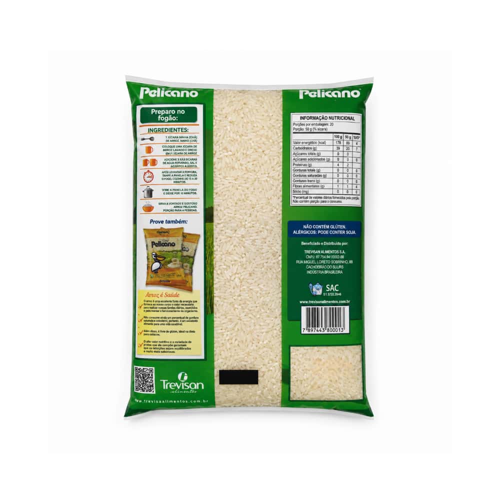 Arroz de grano largo Pelicano (1 kg / 2.2 lb) - Miniatura 2