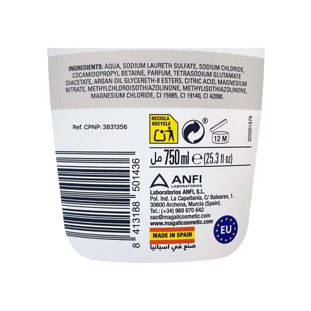 Champú de argán Magali (750 ml) - Miniatura 2