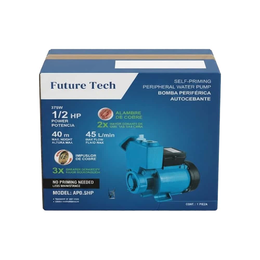 Bomba periférica autocebante WZB-375W Future Tech - Miniatura 3