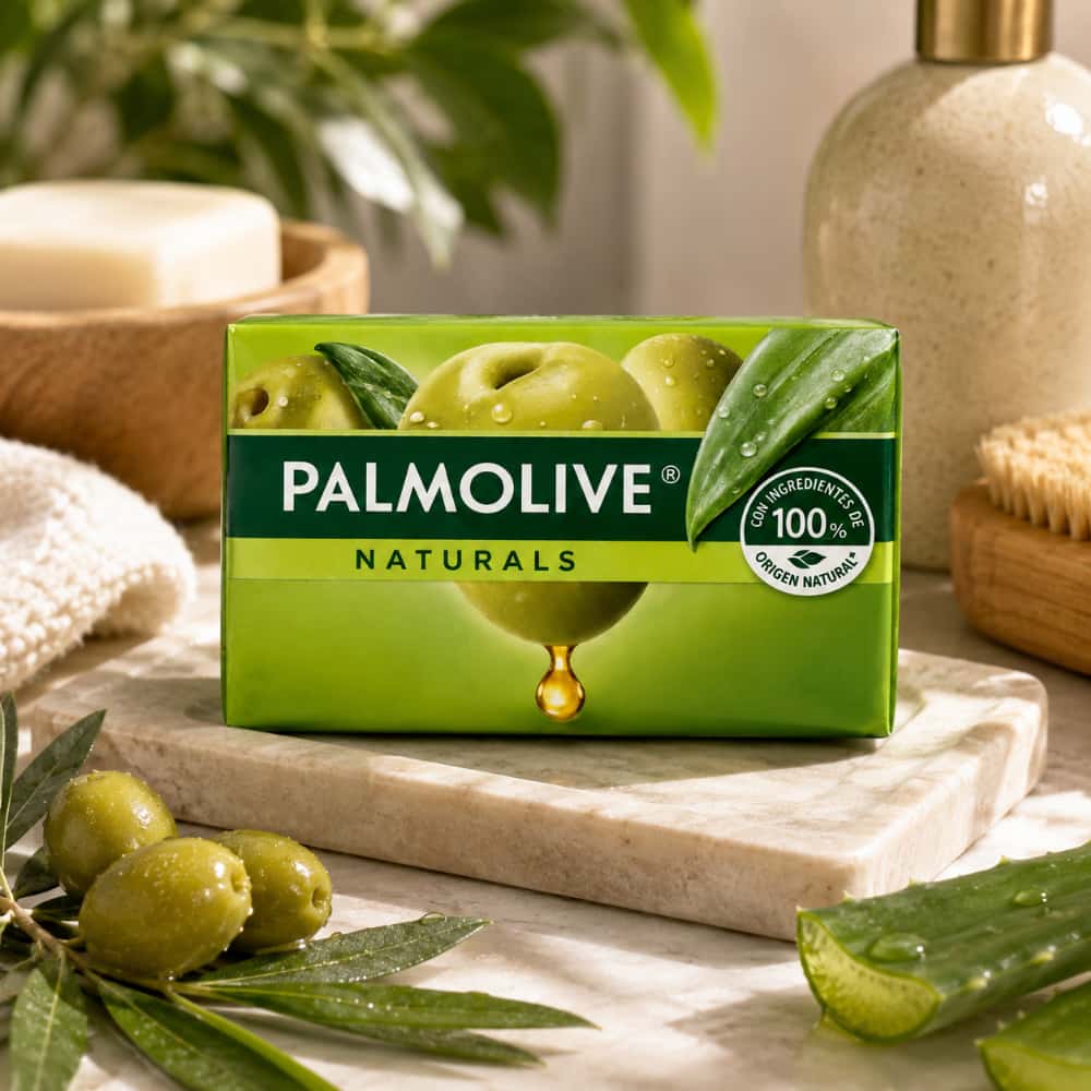 Jabón humectante de oliva y aloe vera Palmolive (100 g / 3.5 oz) - Miniatura 3
