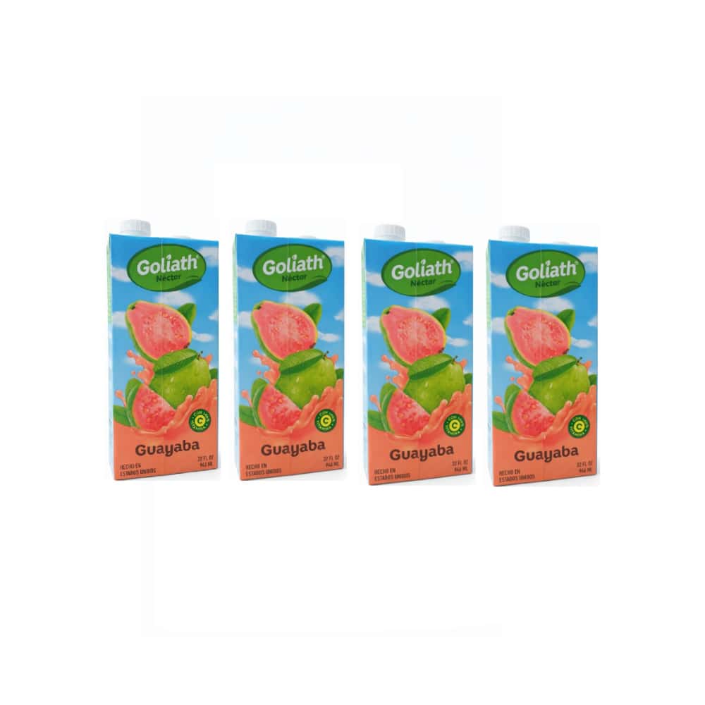 Jugo sabor guayaba Goliath (4 x 946 ml / 32 fl oz) - Miniatura 1