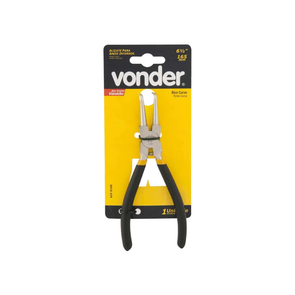 Alicates para anillos interiores 6.1 / 2" Vonder - Miniatura 8