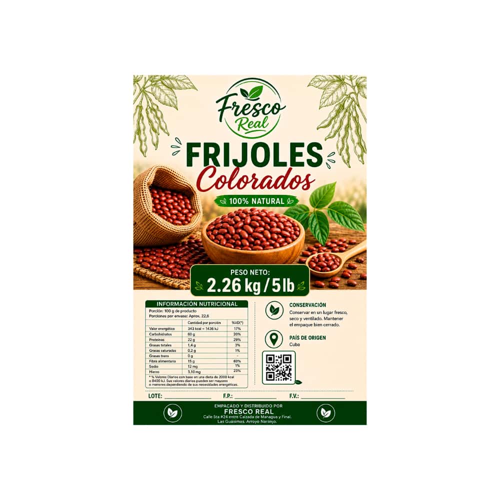 Frijoles colorados Fresco Real (2.26 kg / 5 lb) - Miniatura 2
