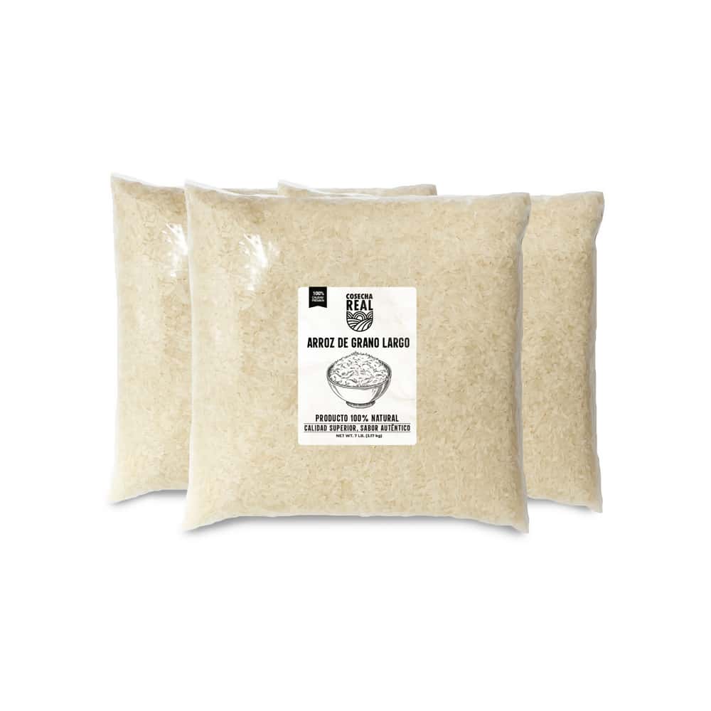 Arroz de grano largo Cosecha Real (3 x 3.17 kg / 7 lb) - Miniatura 1