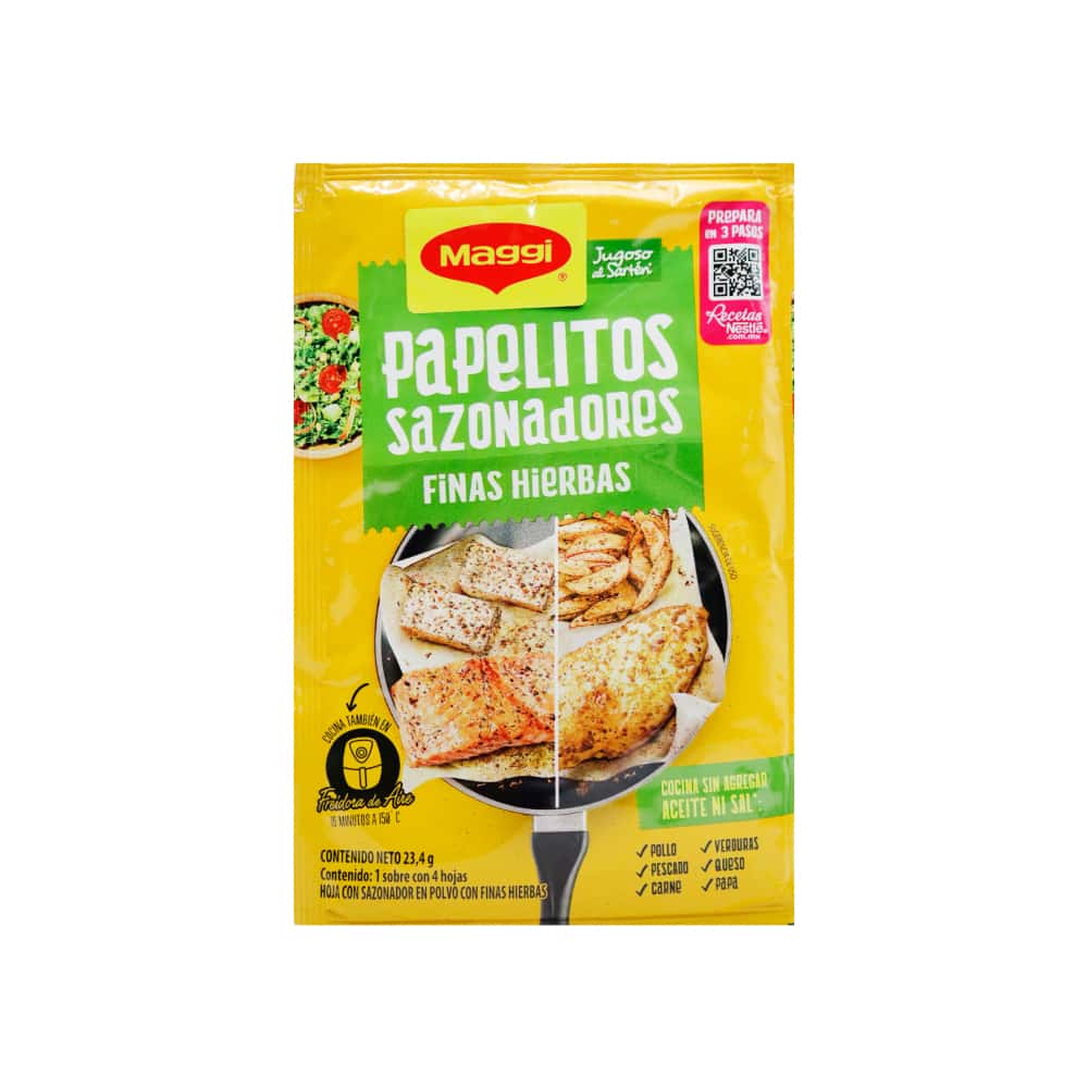 Papelitos sazonadores finas hierbas Maggi (23.4 g / 0.83 oz) - Miniatura 3