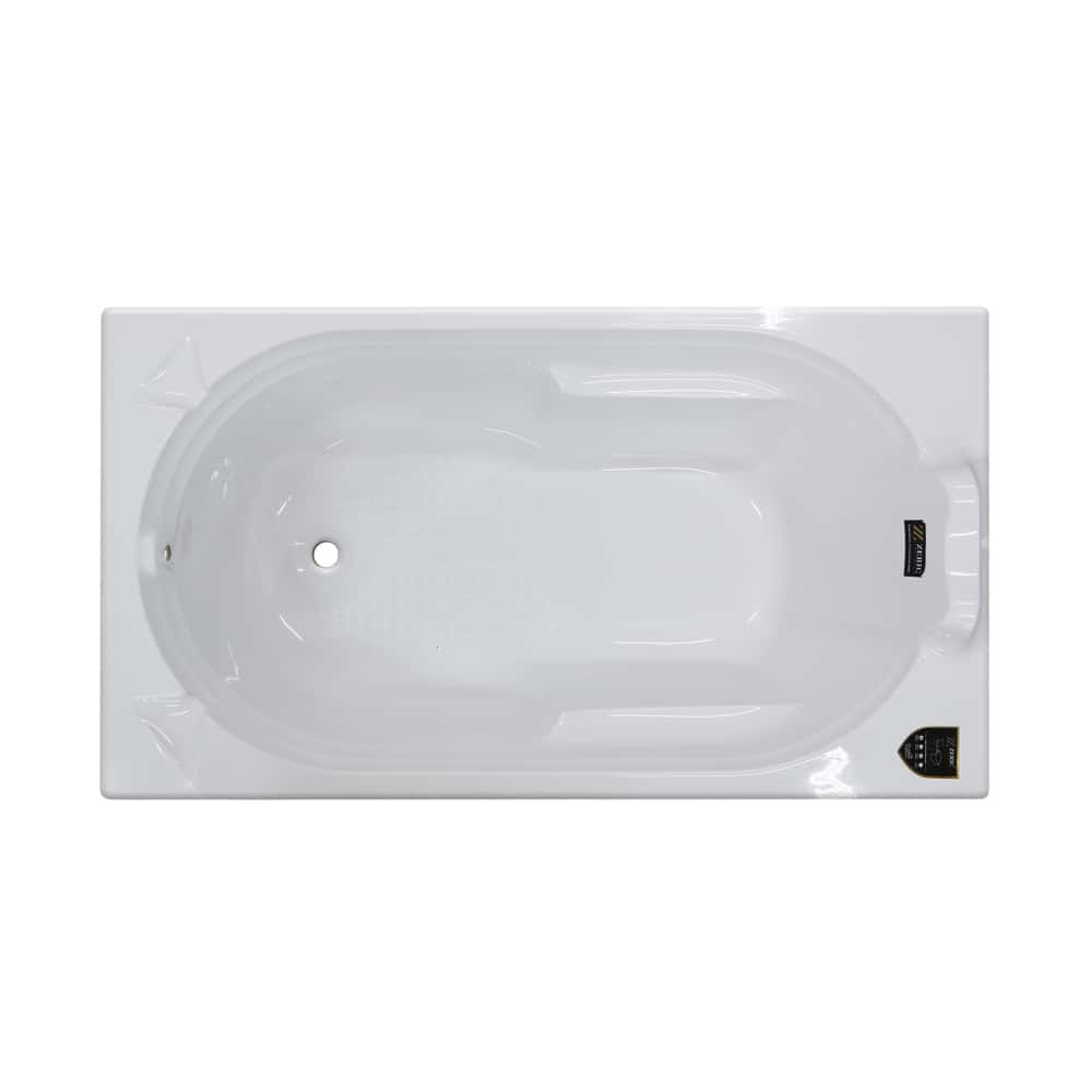 Bañera acrílica rectangular color blanco Zeric Modelo SFS-2 - Miniatura 1