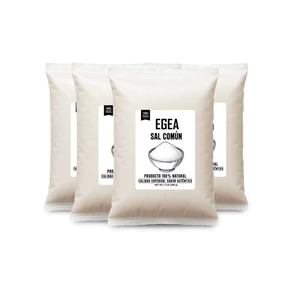 Sal común EGEA (4 x 500 g / 1.1 lb) - Miniatura 1