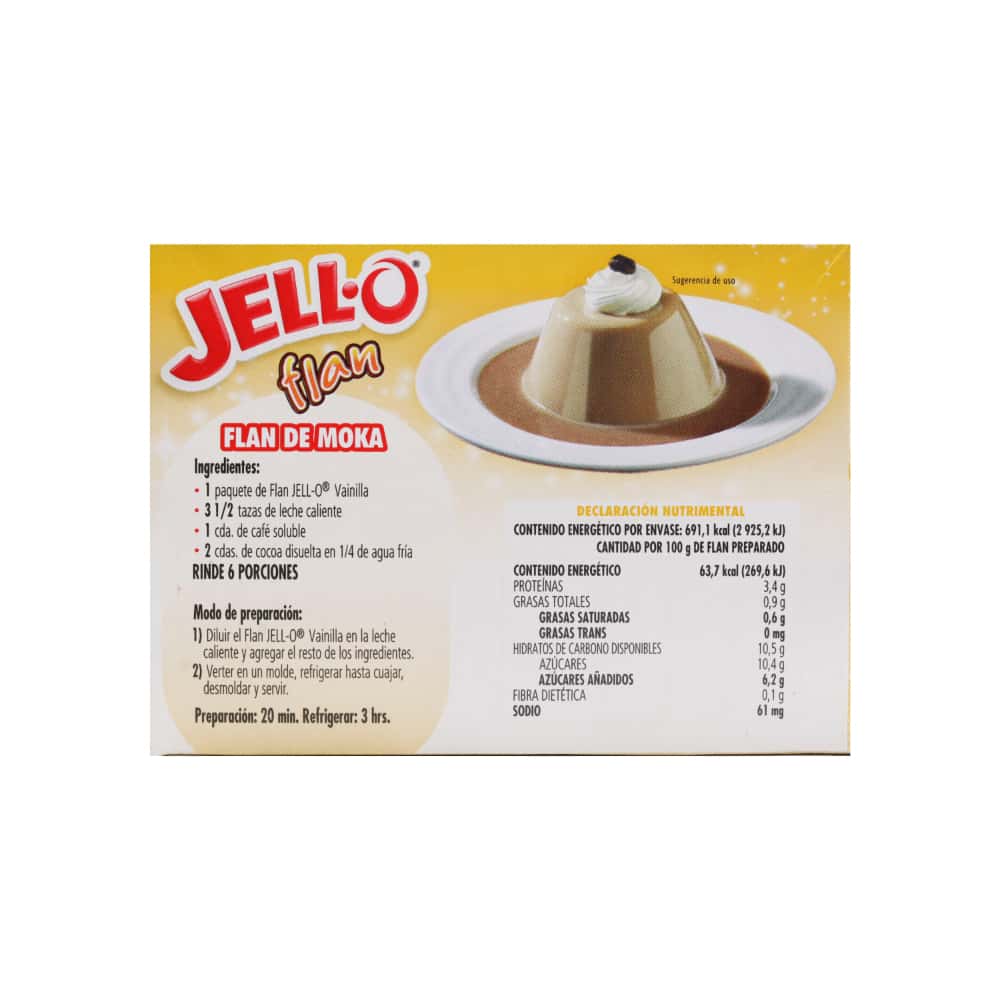 Polvo para preparar postre estilo flan sabor a vainilla Jell-O (85 g / 2.99 oz) - Miniatura 6