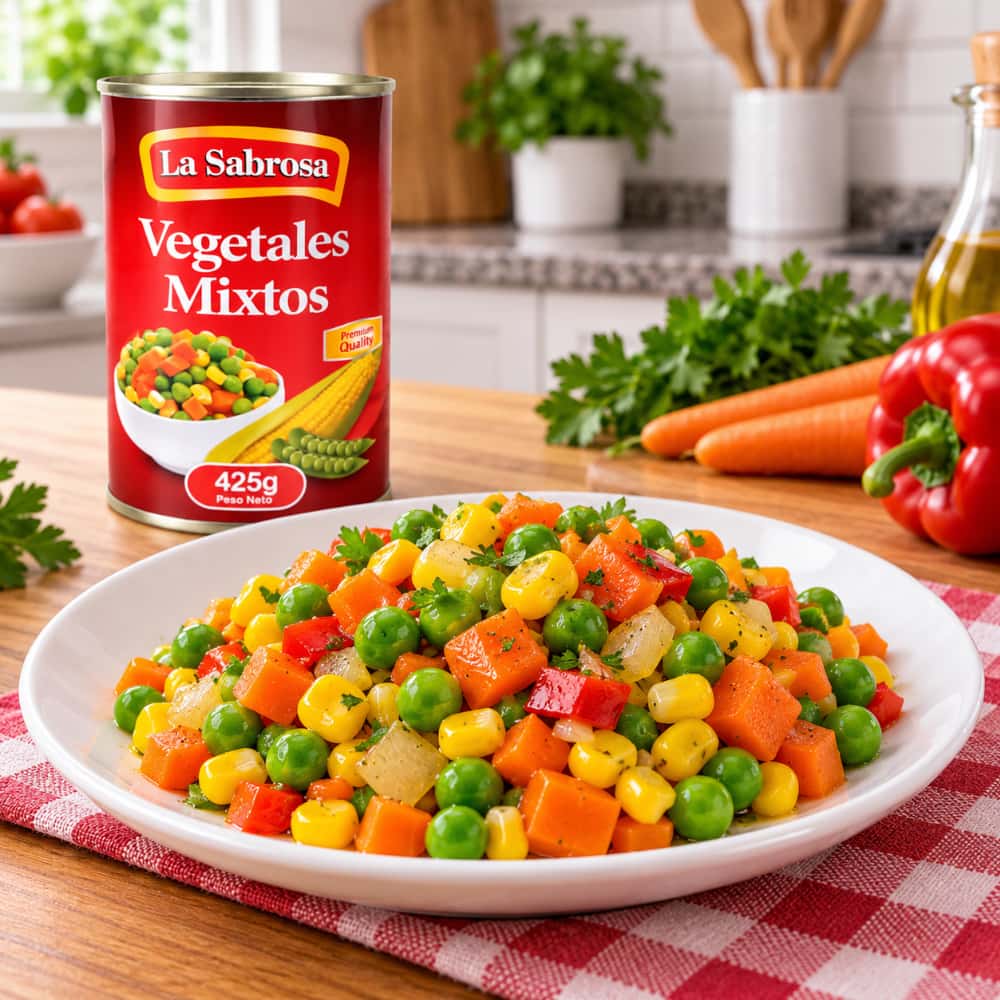 Vegetales mixtos La Sabrosa (425 g / 15 oz) - Miniatura 5