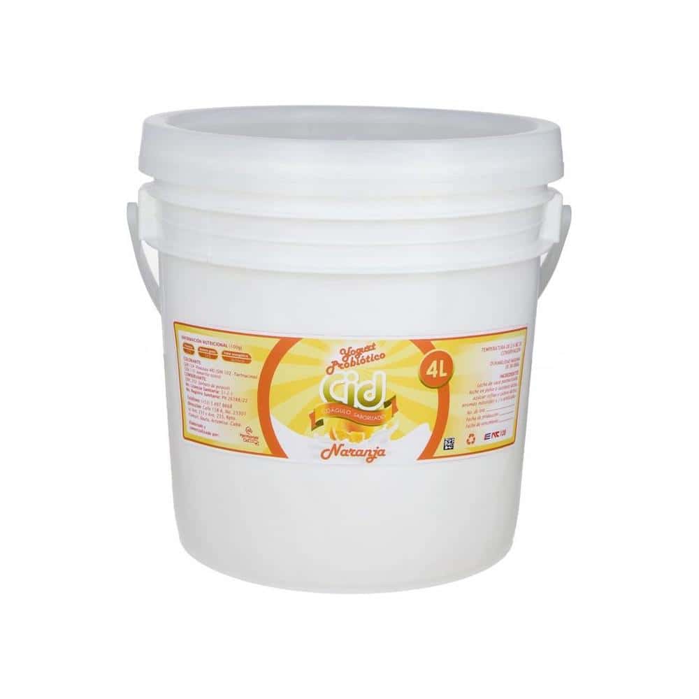 Yogurt probiótico saborizado de naranja Cid (4 L) - Miniatura 1