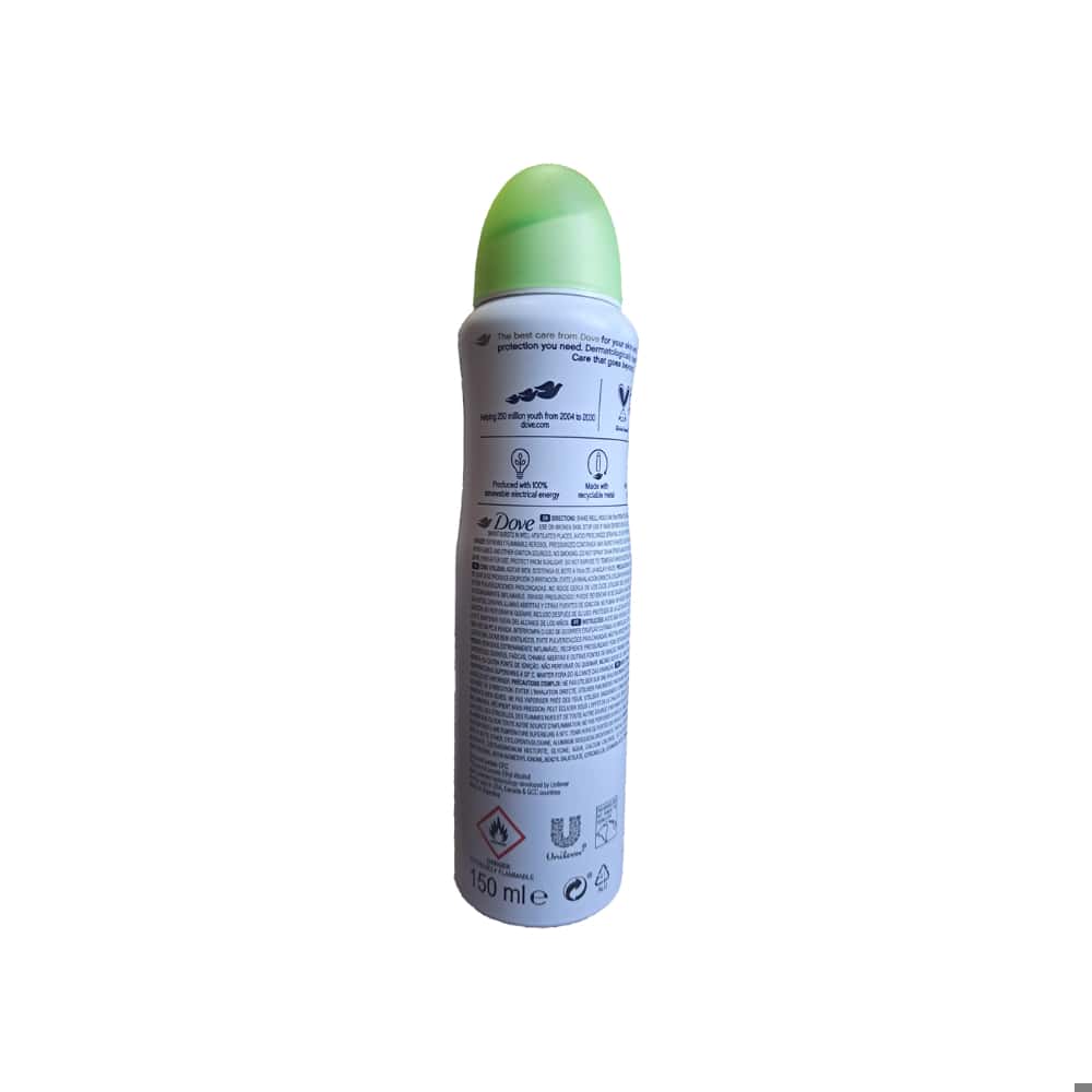 Desodorante en spray con aroma a pepino y te verde go fresh Dove (150 ml) - Miniatura 2