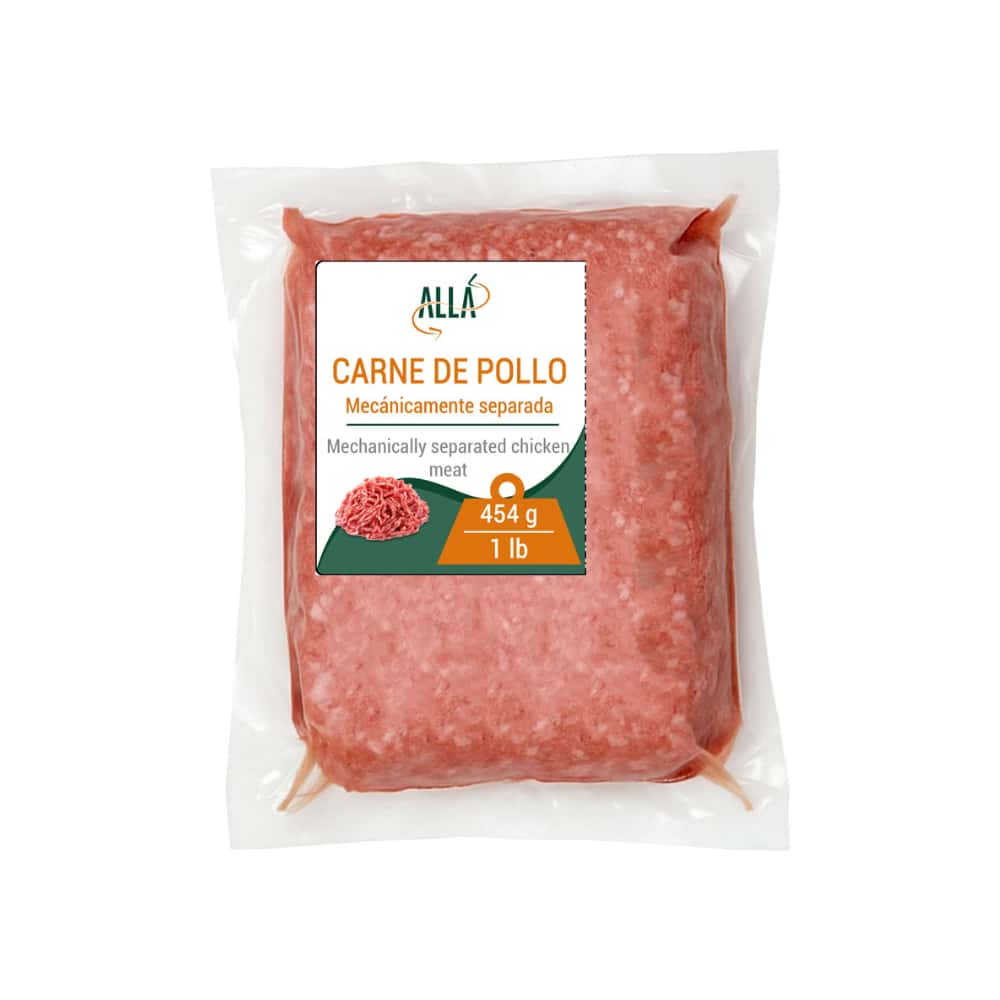 Carne de pollo mecánicamente separada ALLÁ (454 g / 1 lb) - Miniatura 1