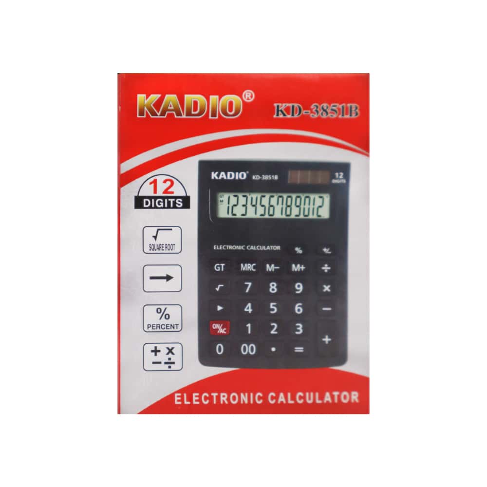 Calculadora electrónica KD-3851B Kadio - Miniatura 7