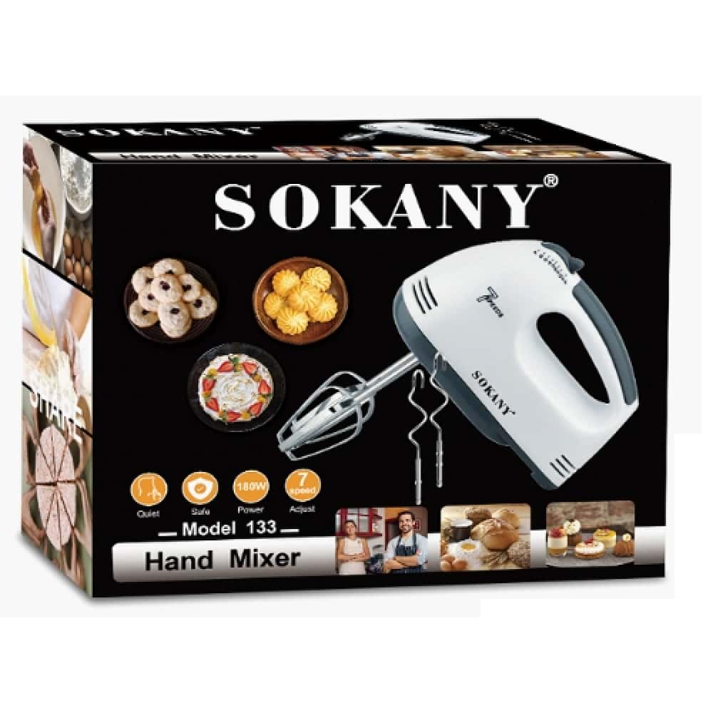 Mezcladora de mano con accesorios Sokany SK-0133 - Miniatura 2