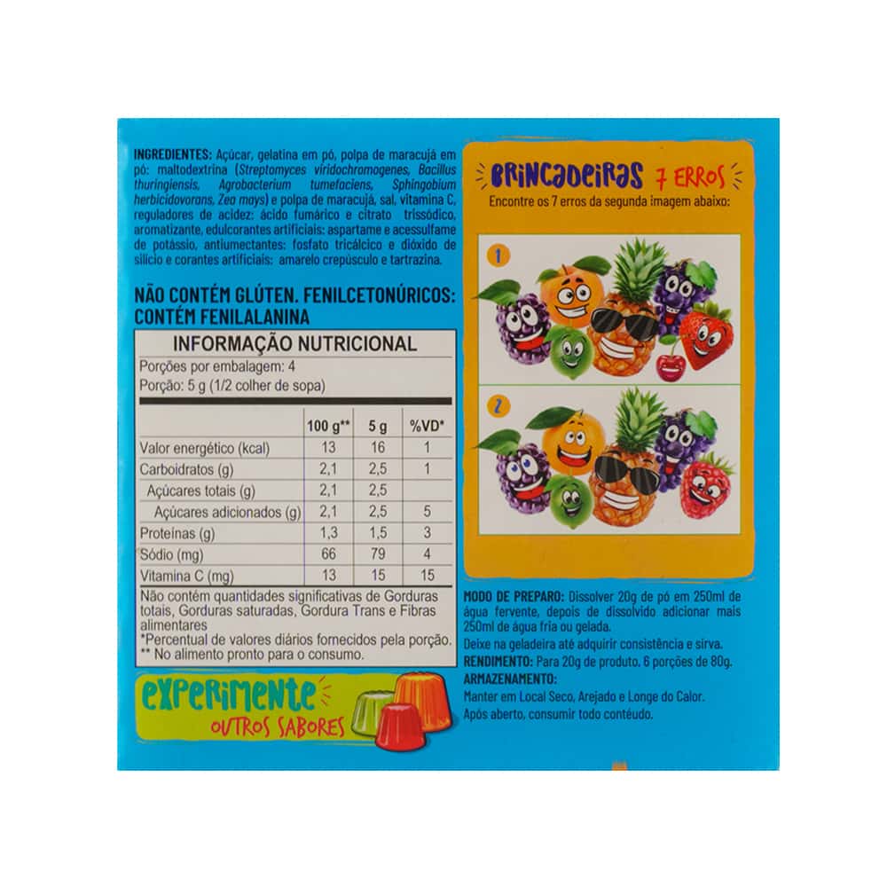 Gelatina sabor maracuyá Apti (20 g / 0.7 oz) - Miniatura 4