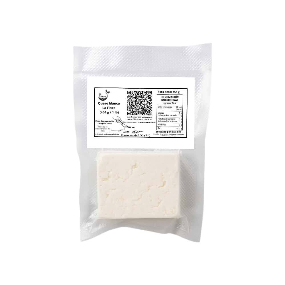 Queso blanco La Finca (454 g / 1 lb) - Miniatura 1