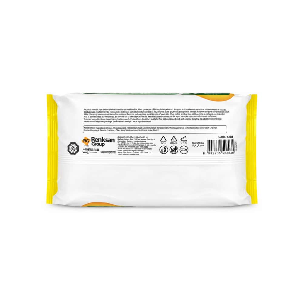Toallitas húmedas con fragancia de limón Belux (120 U) - Miniatura 2