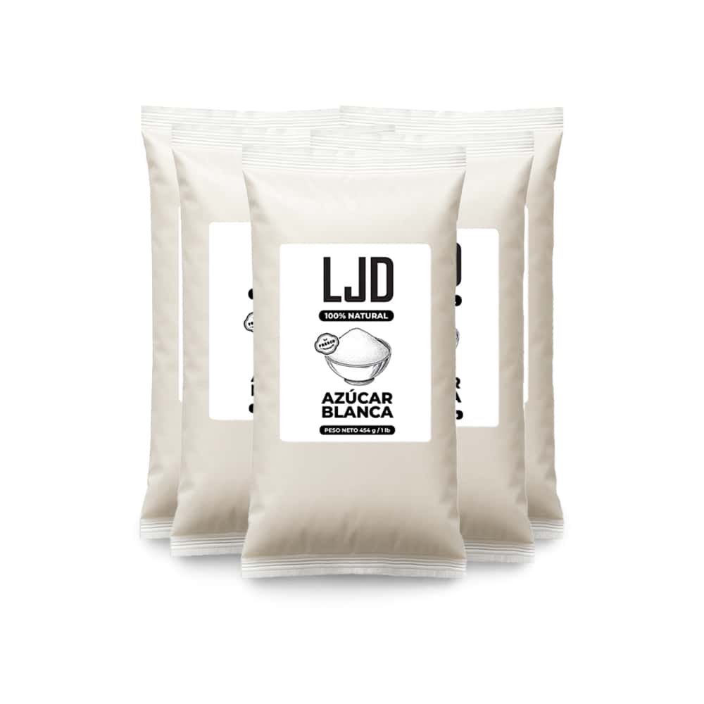 Azúcar blanca LJD (5 x 454 g / 1 lb) - Miniatura 1