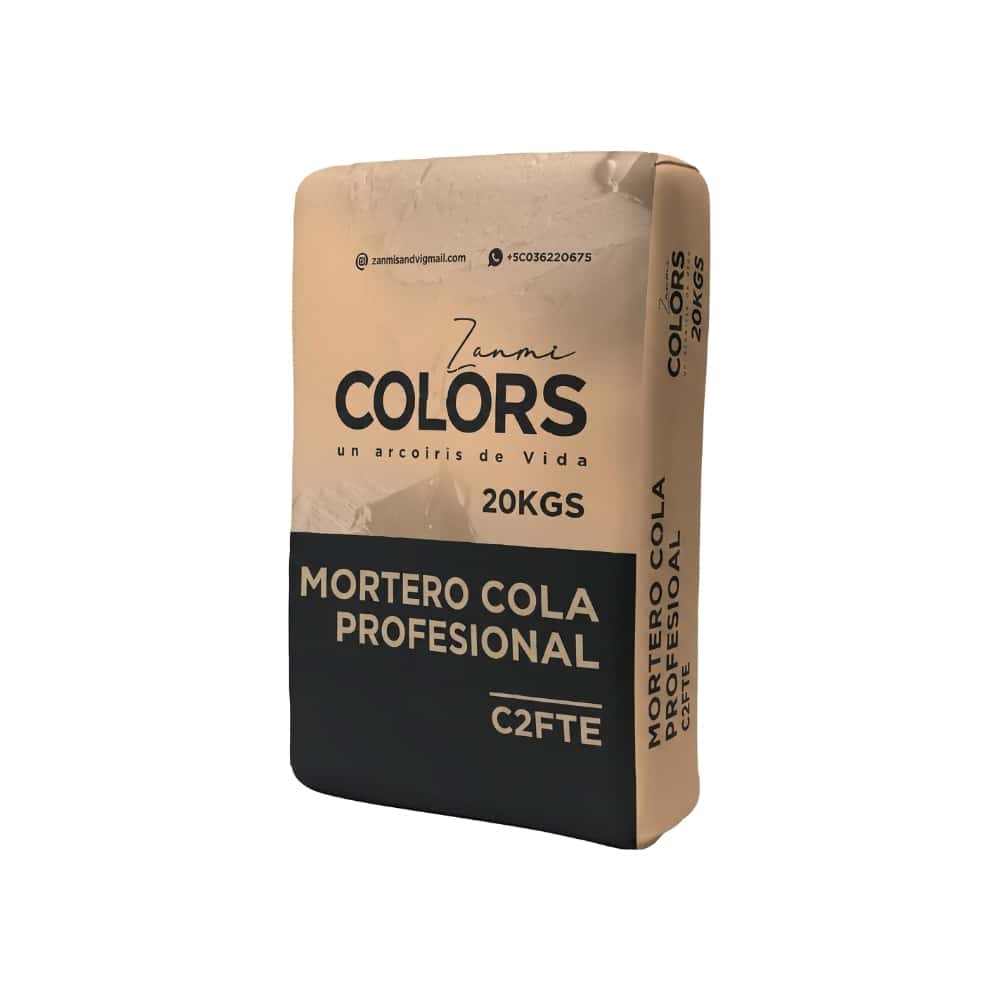 Mortero cola profesional C2FTE Zanmi Colors (20 kg / 44 lb) - Miniatura 1