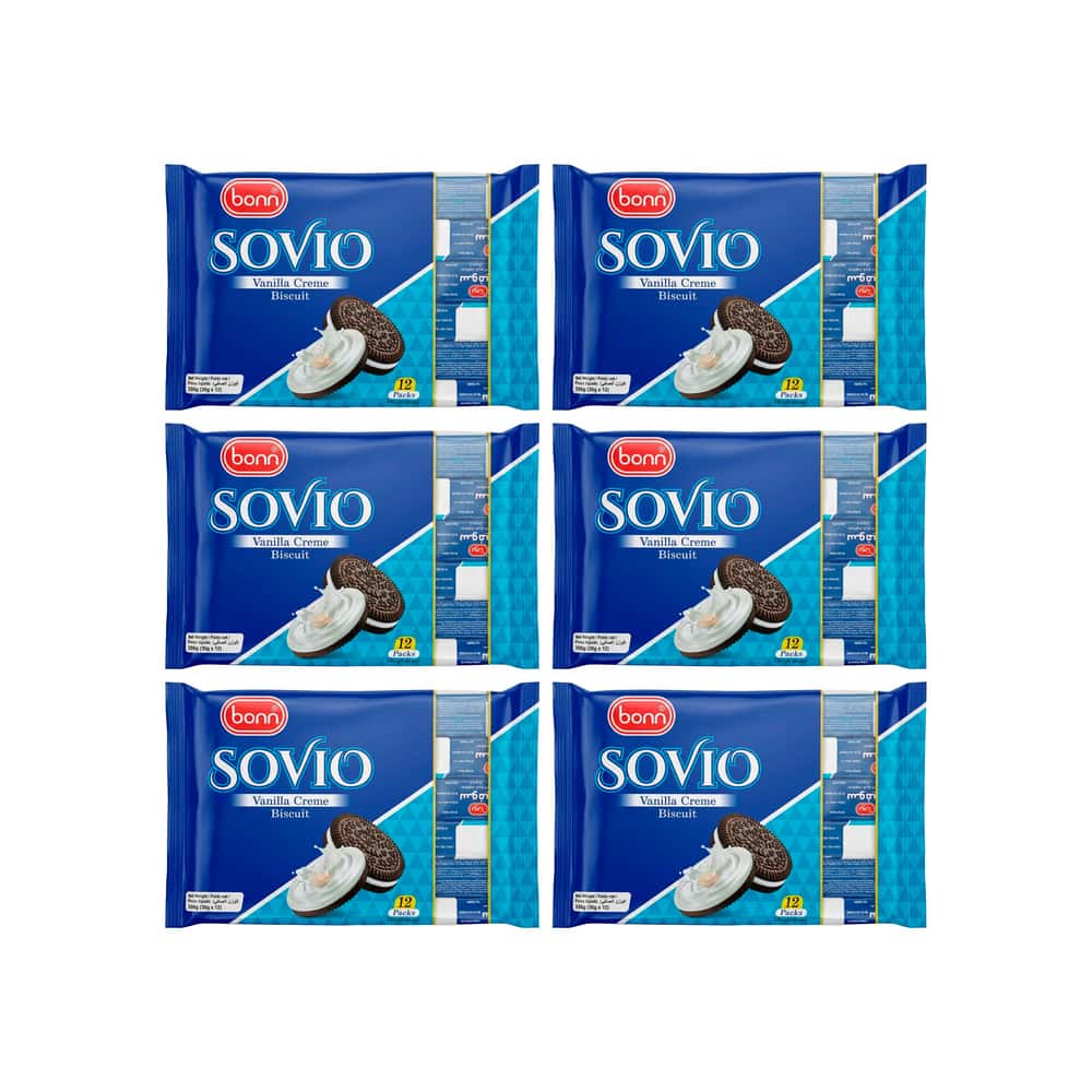 Galletas Sovio Crema de Vainilla Bonn (6 x 360 g / 12.7 oz) - Miniatura 1