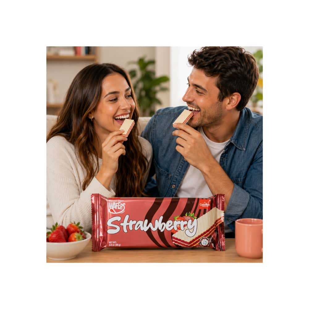 Sorbeto de vainilla con crema de fresa Castellum (85 g / 3.oz) - Miniatura 5