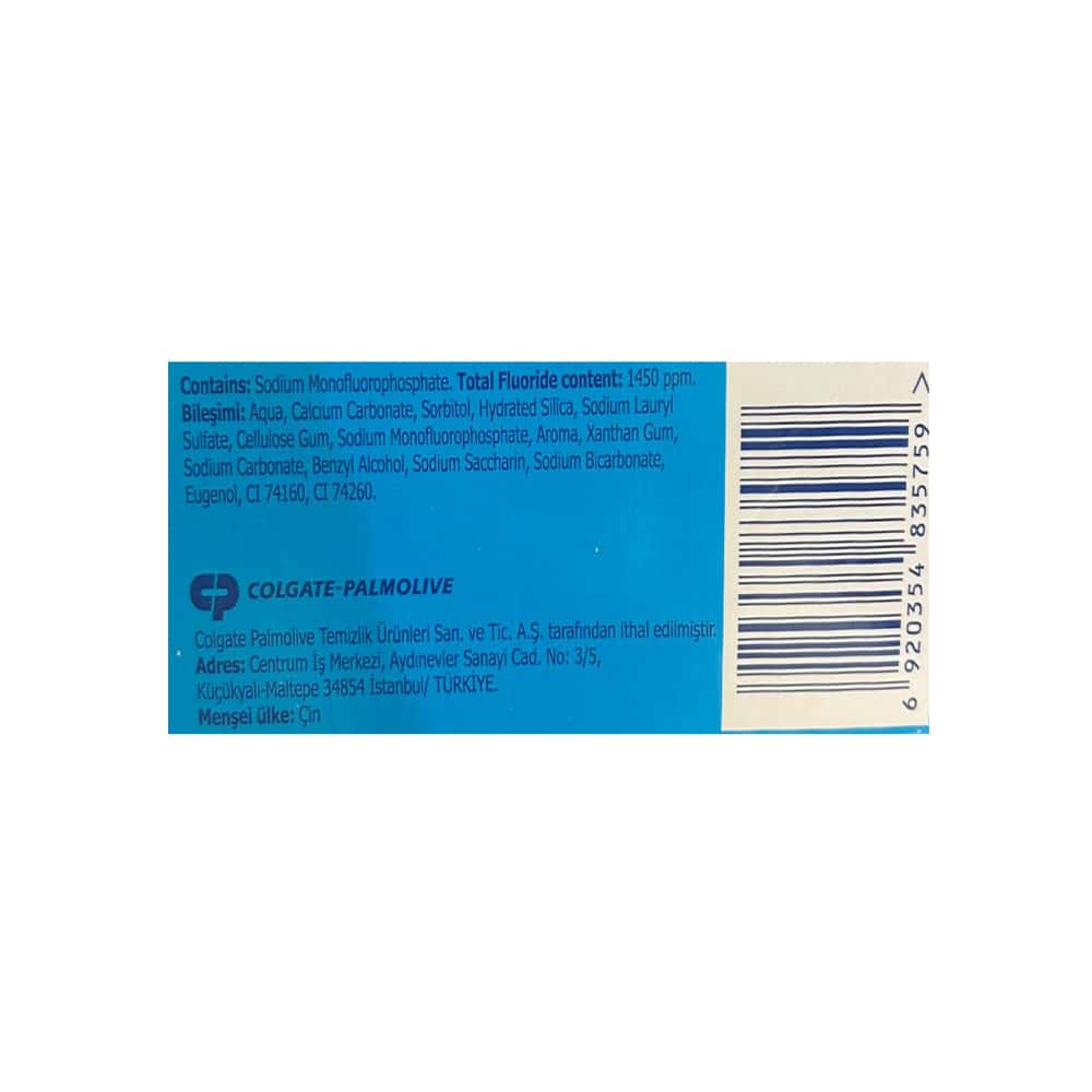 Pasta dental triple acción Üçlü Etki Colgate Palmolive (100 ml / 3.4 oz) - Miniatura 2