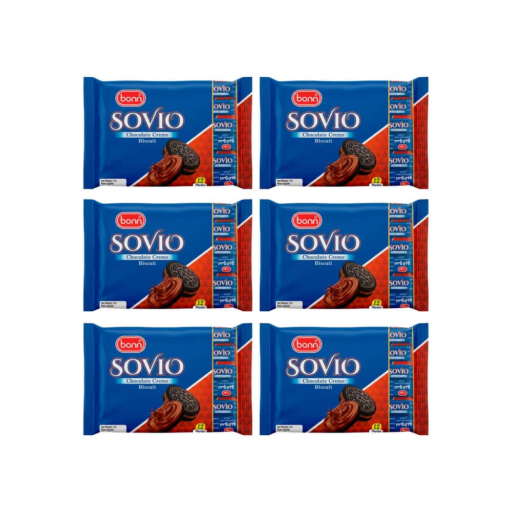 Galletas Sovio con crema de chocolate Bonn (6 x 360 g / 12.7 oz) - Miniatura 1