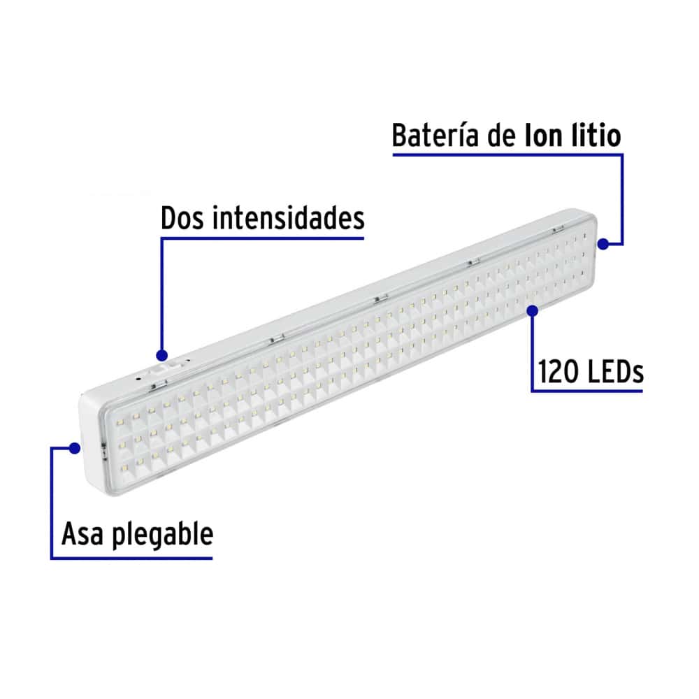 Lámpara de emergencia recargable Volteck LAE-120 - Miniatura 5