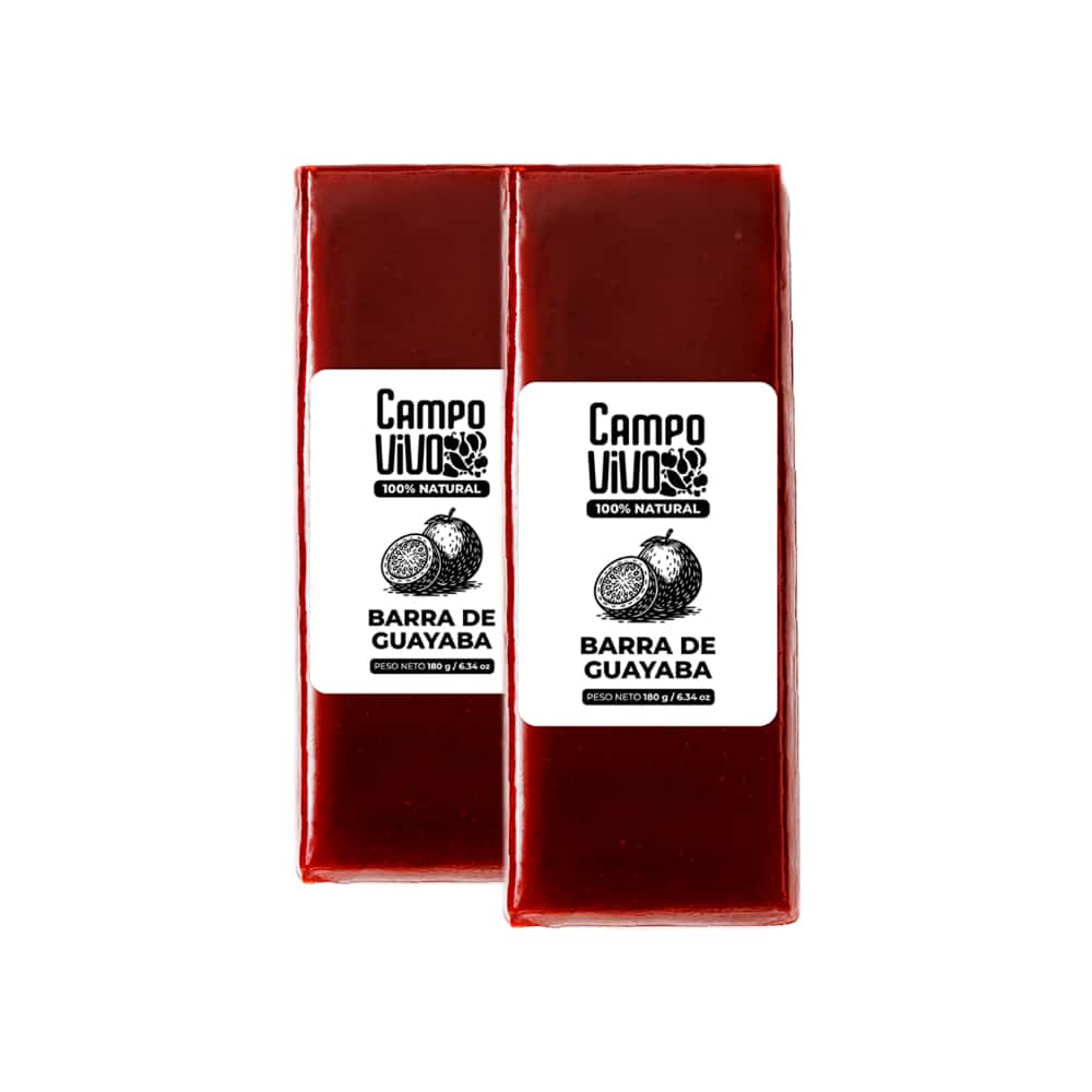 Barra de guayaba Campo Vivo (2 x 180 g / 6.34 oz) - Miniatura 1