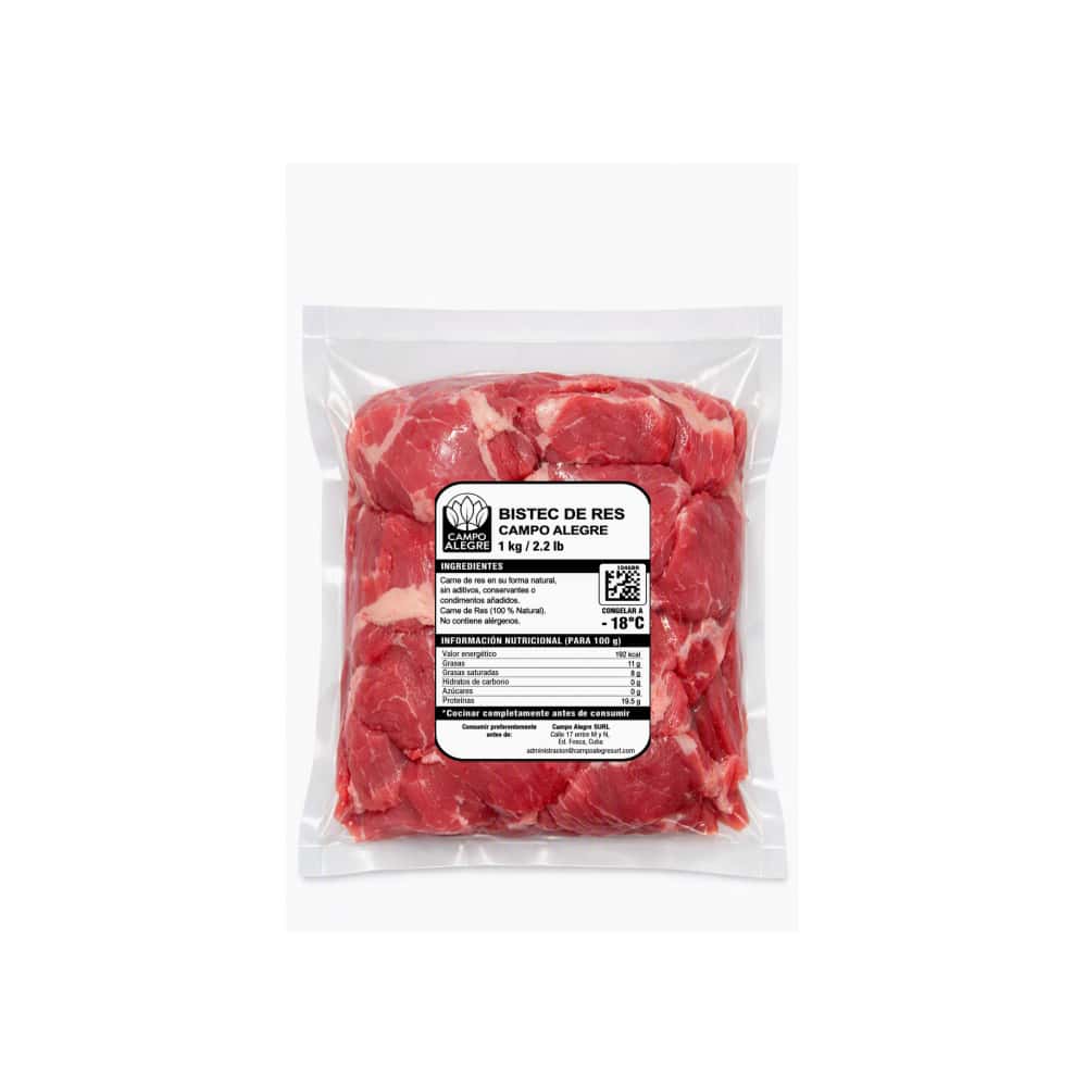 Bistec de res Campo Alegre (1 kg / 2.2 lb) - Miniatura 1