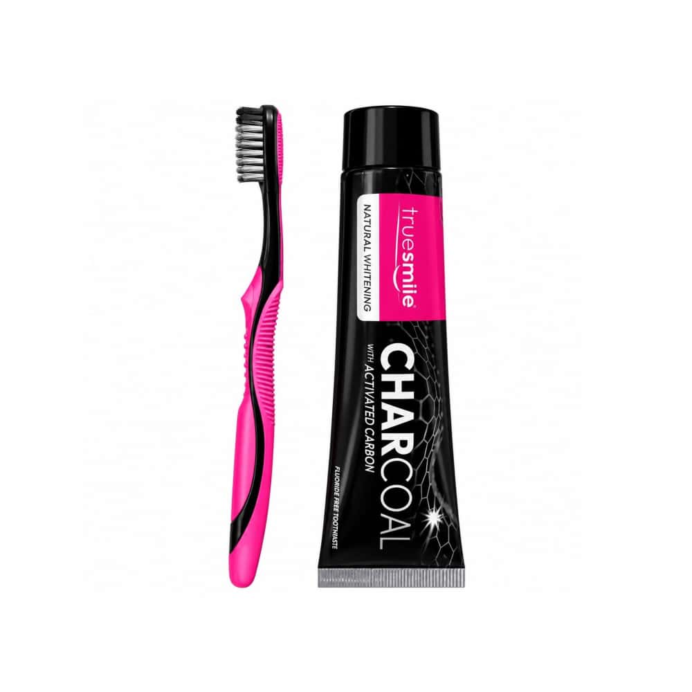 Kit de pasta de dientes & cepillo con carbón activado Truesmile (100 ml / 3.38 oz) - Miniatura 4