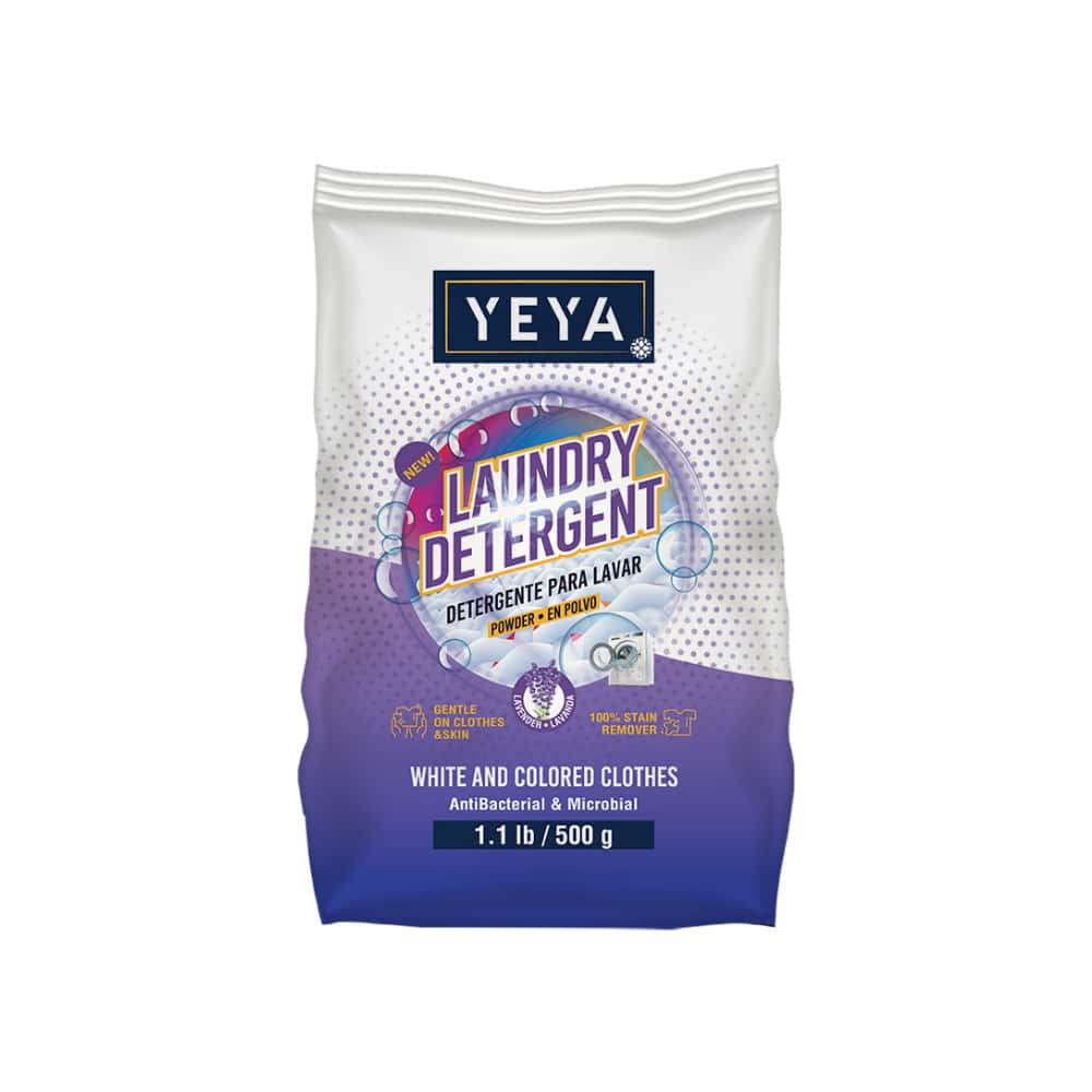 Detergente en polvo con aroma a lavanda YEYA (25 x 500 g / 1.1 lb) - Miniatura 4