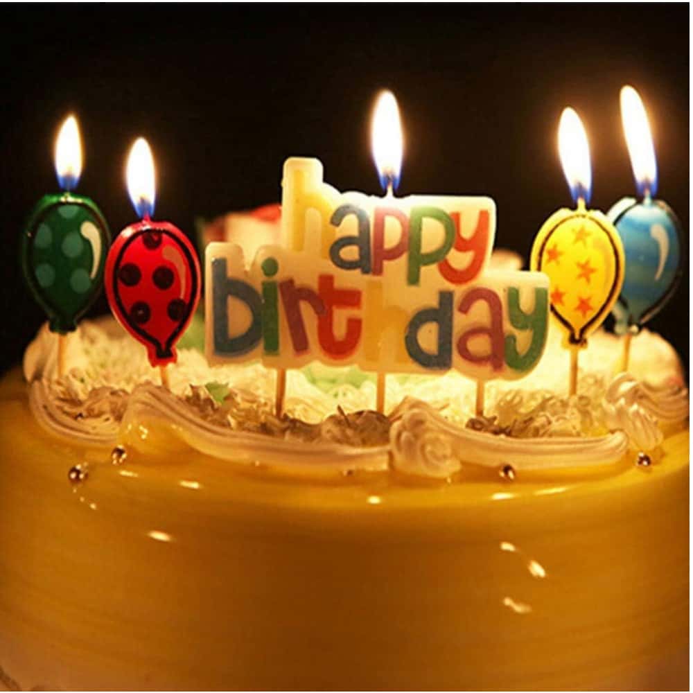 Juego de 5 velas de cumpleaños - Miniatura 5