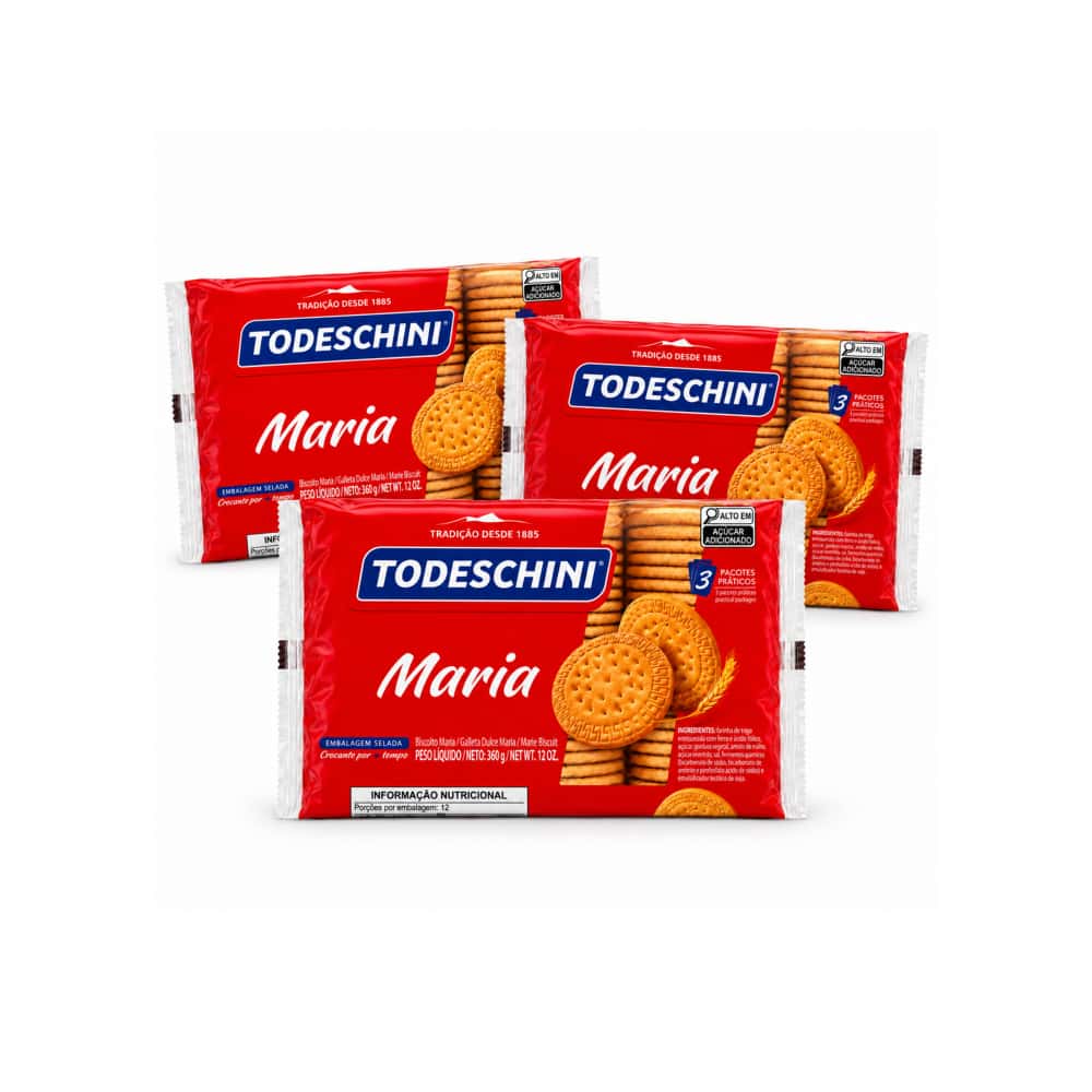 Galletas María Todeschini (3 x 360 g / 12.7 oz) - Miniatura 1