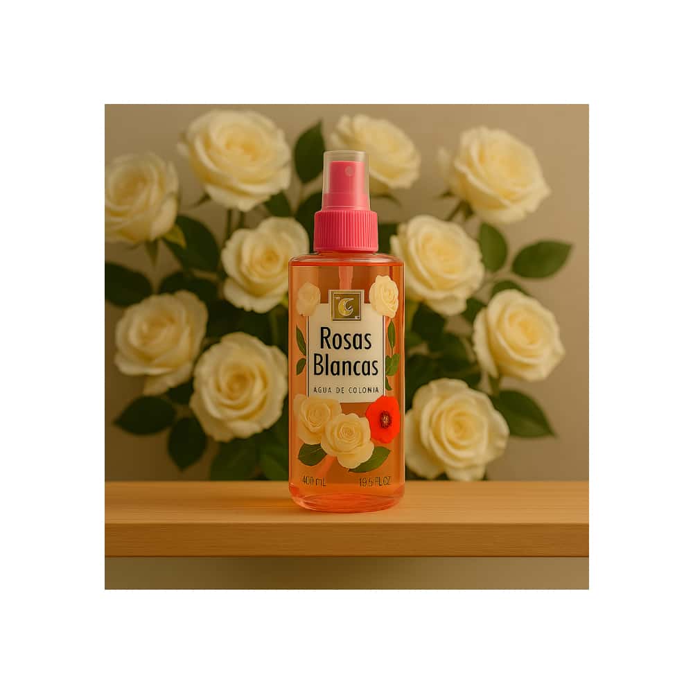 Agua de colonia para mujeres Rosas Blancas S&C (400 ml) - Miniatura 6