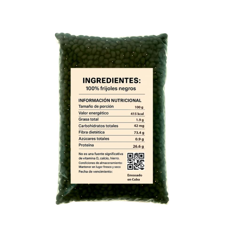 Frijoles negros (5 x 1 kg / 2.2 lb) - Miniatura 3