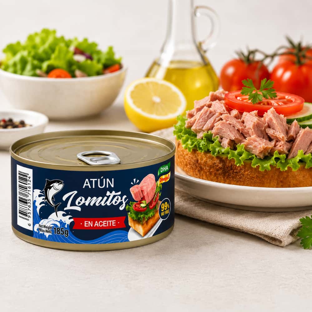 Atún lomitos en aceite Lucy (8 x 185 g / 6.53 oz) - Miniatura 2