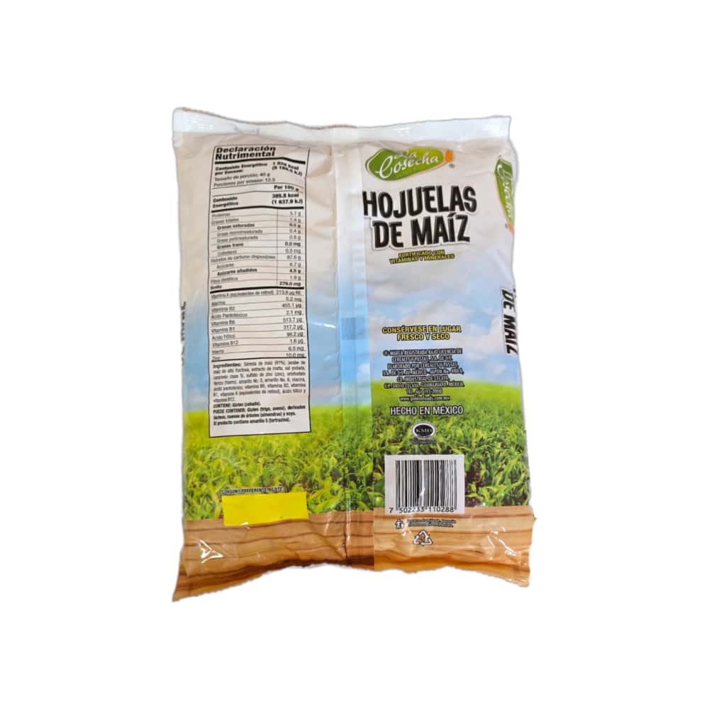 Cereal de hojuelas de maíz La Cosecha Golden Foods (500 g / 1.10 lb) - Miniatura 2