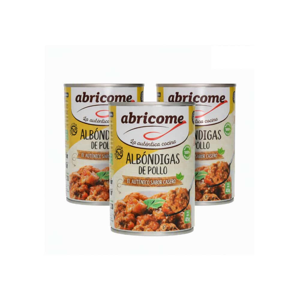 Albóndigas de pollo Abricome (3 x 415 g / 14.64 oz) - Miniatura 1